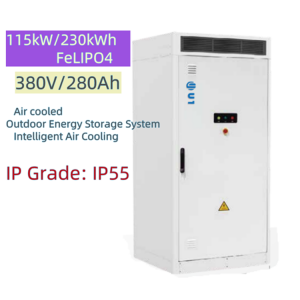 U1 BESS U1AC-02-230 230kWh  Industrial& Commercial Outdoor Energy Storage System,380V LFP 280Ah Battery,Air Cooling ,IP55 Protection,Durable&Safe