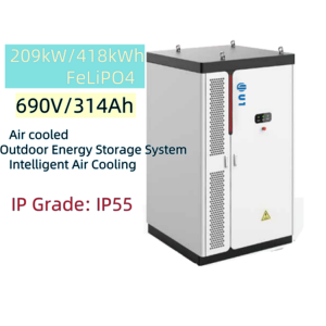 U1 BESS U1LC-02-418 418kWh  Industrial& Commercial Outdoor Energy Storage System,690V LFP 314Ah Battery,Air Cooling ,IP55 Protection,Durable&Safe